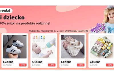 Najlepsze okazje dla mamy i dziecka na letniej wyprzedaży AliExpress! Nawet – 70% zniżki!  