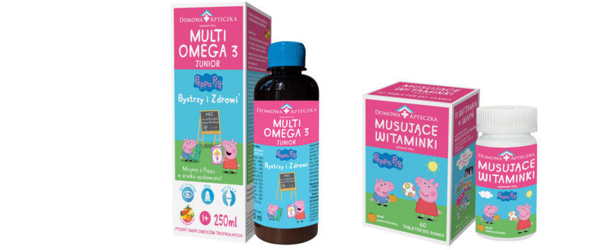 MultiOmega 3 Junior emulsja o smaku owoców tropikalnych, bez posmaku ryby z Domowej Apteczki