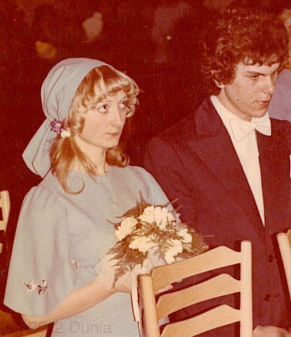 30 marca 1975 - Ślub Kościelny.