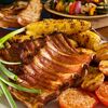 Żeberka barbecue z grillowaną kukurydzą